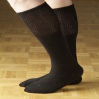 Long socks with soft top & 12 % silverfibre
